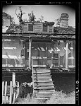 [Untitled photo, possibly related to: Entrance to old Trepagnier plantation house near Norco, Louisiana. This house is now occupied by Negroes]