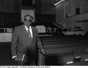 Rev. J. Lee Foster portrait taken inside of church #2