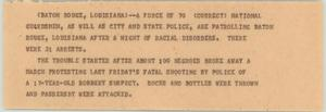 News Script: Race riots