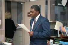 Poet, songwriter, and motivational speaker, Leonard Blount, discussing poetry to a group of youth offenders at the DeKalb Regional Youth Development Center, Decatur, Georgia, February 22, 1994.