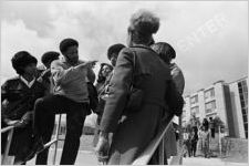 Hosea Williams at Holy Family Hospital, circa 1972