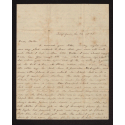 Letter from Sarah Wooten to her father Council Wooten