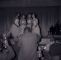 Film negative of The Honeytones performing in the Moulin Rouge opening show, May 24, 1955