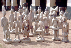 The Shango shrine of the Timi of Ede, Ede, Nigeria