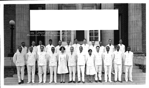 1930 Staff and Interns of 1931 Freedmen's Hospital, Washington, D.C. [acetate film photonegative]