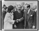 Mayor Wagner greets Dr. &amp; Mrs. Martin Luther King, Jr. at City Hall