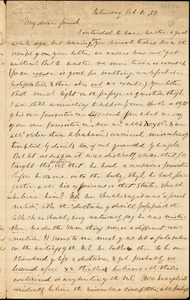 Letter from Theodore Parker, [Boston, Massachusetts], to Convers Francis, 1839 Feb[ruary] 9