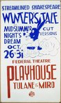 Streamlined Shakespeare - winter's tale and midsummer night's dream Cut versions : Federal Theatre Playhouse, Tulane &amp; Miro.