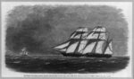 The Rebel privateer Florida chasing the schooner Laura Ann, about 400 miles west of Bermuda