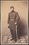 [Major Jacob Scheu of Co. H, 7th New York Infantry Regiment and Co. A, 7th New York Veteran Infantry Regiment in uniform with sword]