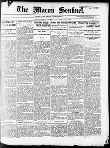 The Macon Sentinel. (Macon, Ga.), Vol. 4, No. 51, Ed. 1 Saturday, January 27, 1900