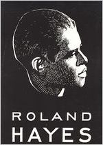 Roland Hayes on program cover