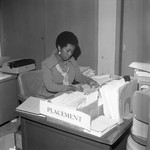 Woman at Desk, Los Angeles, 1972