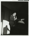 Photographs of Chubby Checker performing onstage at the Sands Hotel, August 1962