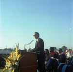 Speaker at Graduation, Los Angeles, 1972