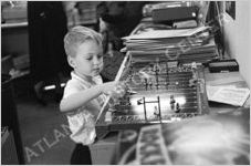 Christmas Shopping, circa 1950