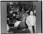 Baltimore, Maryland. Bus bound for the Negro section at four p.m.