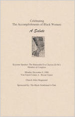 Box 1, Folder 10: Black Gentleman's Club, 1996