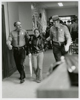 Black student protest in Wilbur Cross Library