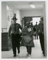 Black student protest in Wilbur Cross Library