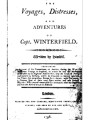 The Voyages, Distresses, and Adventures of Captain Winterfield