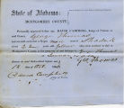 Montgomery County, Alabama Slaveholder Affidavits: October 18, 1860