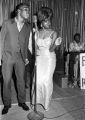 Marion and Pauline Sledge performing on stage with Bobby Moore and the Rhythm Aces at the Laicos Club in Montgomery, Alabama.