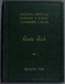 Ringling Bros and Barnum & Bailey Combined Circus Route Book for the Season of 1939 Complete Itinerary and Personnel of the Greatest Show on Earth