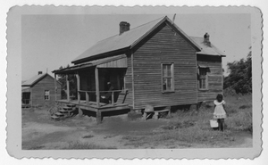 Photograph of an African American home, Manchester, Georgia, 1953