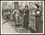 Howard University students picket the National Crime Conference in Washington, D.C., Dec., 1934 when the leaders of the conference refused to discuss lynching as a national crime