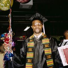 African American student at 1995 graduation