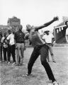 "Track meet for underprivileged children from Mantua area" sponsored by the University of Pennsylvania's Human Resources Service at Franklin Field