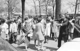 Student demonstration at Miles College in Birmingham, Alabama, after the death of Martin Luther King Jr.