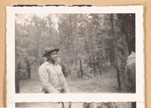 Photograph of a Boy Scout at camp, Lovejoy, Georgia