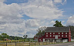 Handsome barn near Gettysburg National Military Park in Gettysburg, Pennsylvania, site of the fateful battle of the U.S. Civil War