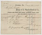 Receipt for payment from John Cocke to R. Shackelford and Company, Greensboro, Alabama, January 26, 1860