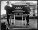 Model of entrance for China's pavilion for the 1904 World's Fair