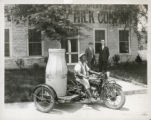 Thumbnail for Indian motorcycle with a Winter-Weiss platform sidecar