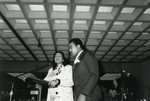 Coretta Scott King and Dexter Scott King at the Podium
