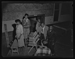 Rehearsal for stage play, "Stevedore," California Labor School