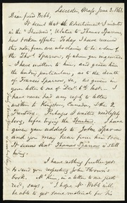 Letter to] Dear friend Webb [manuscript