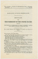 Document from the House of Representatives, 89th Congress, 2nd Session, entitled ""Elimination of Racial Discrimination: Message from the President of the United States Proposing Enactment of Legislation to Make Authority Against Civil Rights Violence Clear and Sure""
