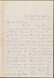 Letter from Oliver Johnson, New York, [N.Y.], to William Lloyd Garrison, April 5, 1870