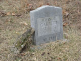 Free Hills Cemetery: John T. Garrett tombstone