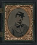 [Drummer Louis D. B. Somerby of Company A, 48th Massachusetts Infantry Regiment and Company M, 2nd Massachusetts Heavy Artillery Regiment in uniform]