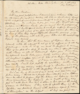 Letter from C.S. Toll to Maria Weston Chapman, [1843]