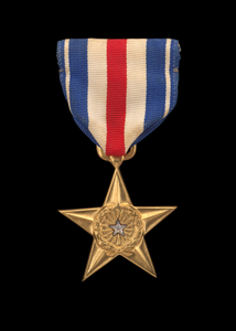 The Silver Star issued for First Lieutenant John E. Warren, Jr.