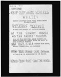 [Copy of handbill "Keep our white schools white!", distributed in Nashville, Tennessee]