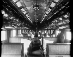 Colorado Midland Railway interior of Pullman Car