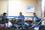 Old timers chilling at McDonald's, Malcolm X Blvd. at W. 132nd St., Harlem, 2010